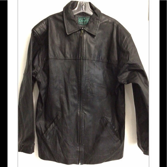 Men’s Leather jacket Sz XL creaciones Dany - Picture 1 of 13